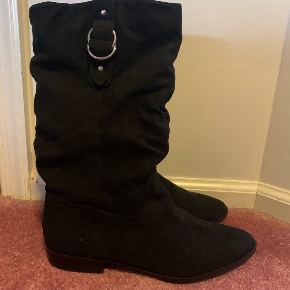 Apt 9 Black Suede Boots